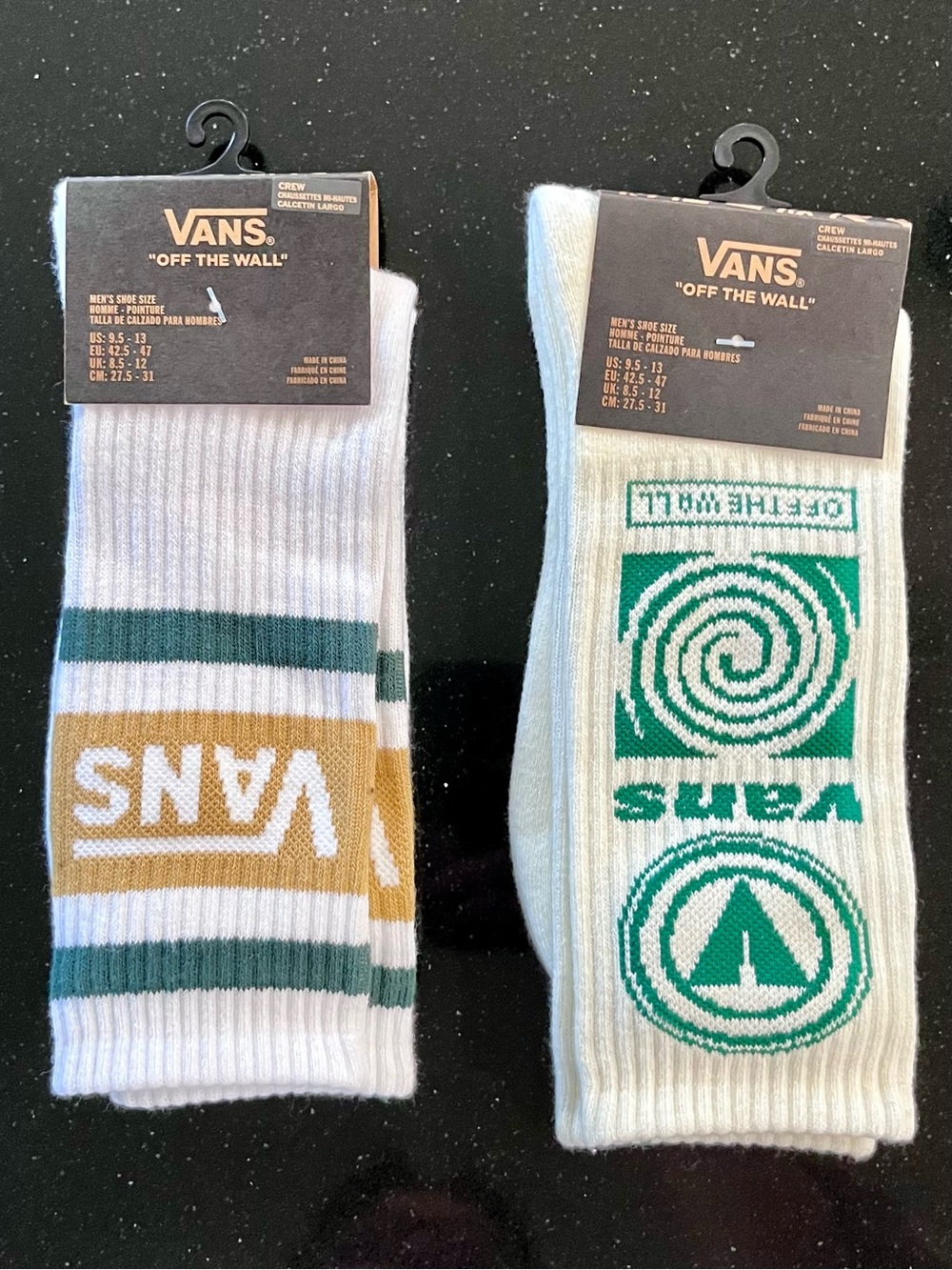 Vans Men's Crew Socks Large Crew Socks